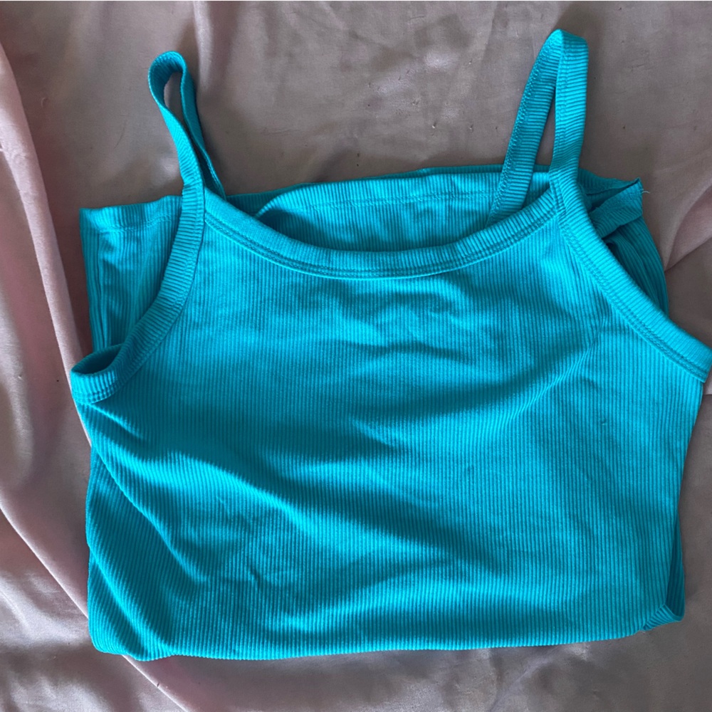 womens s blue tank